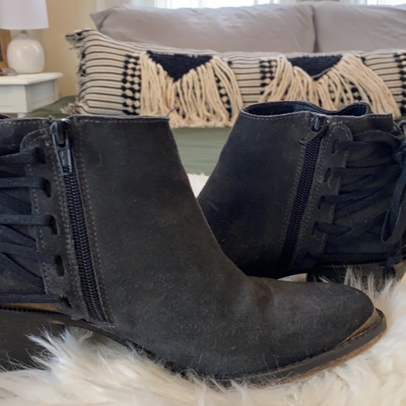 A n t h r o p o l o g i e • Sueded booties - Picture 7 of 9